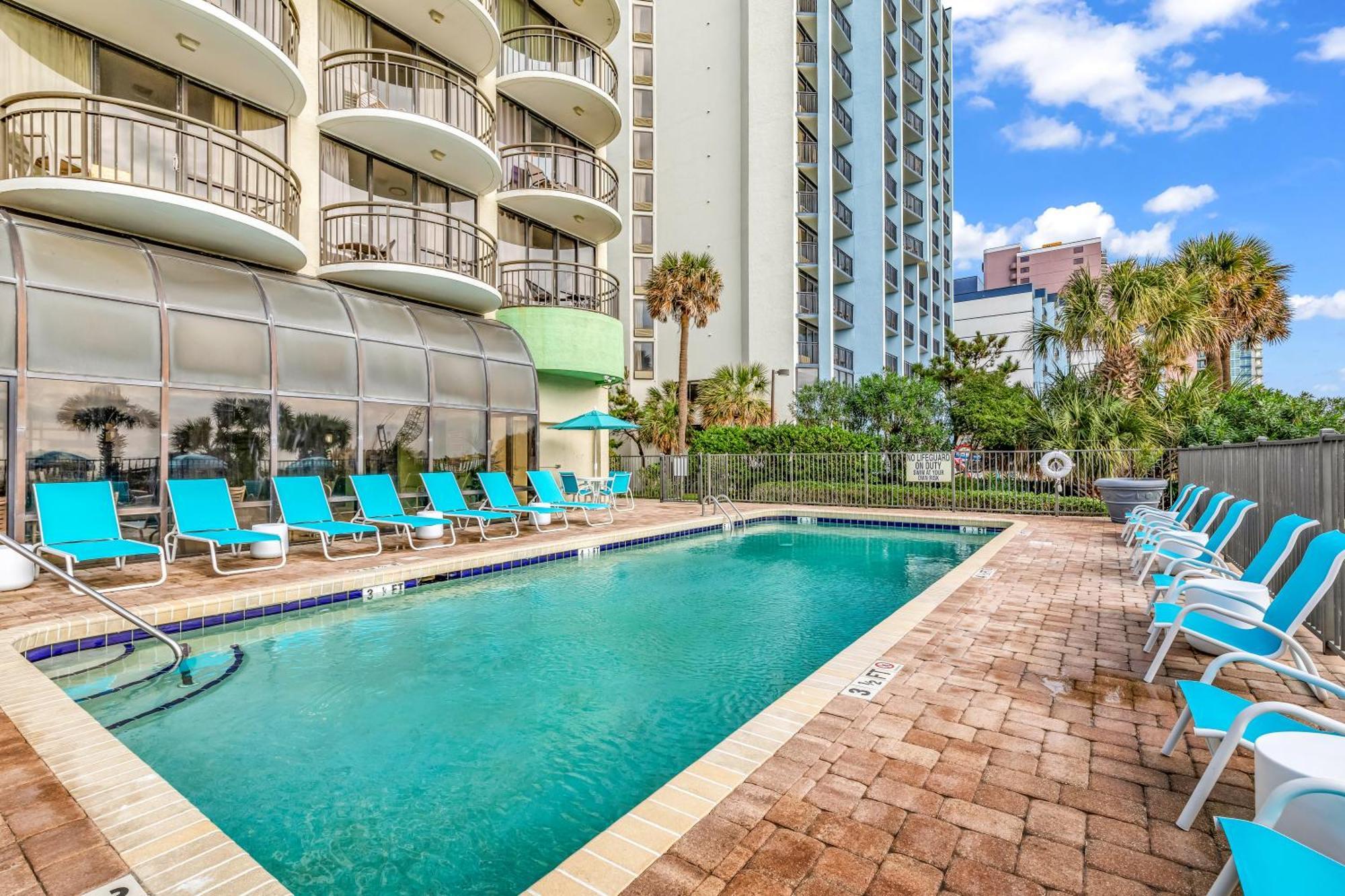 Ocean View Double Suite! Sleeps 4 Meridian Plaza 705 Myrtle Beach Buitenkant foto